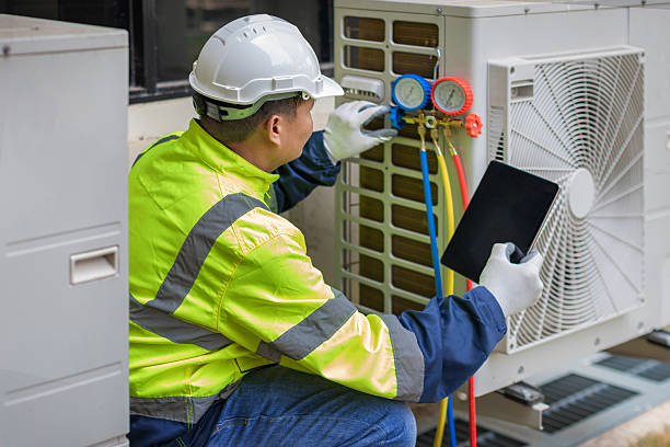 Professional Hvac technician working in Northwood, NH